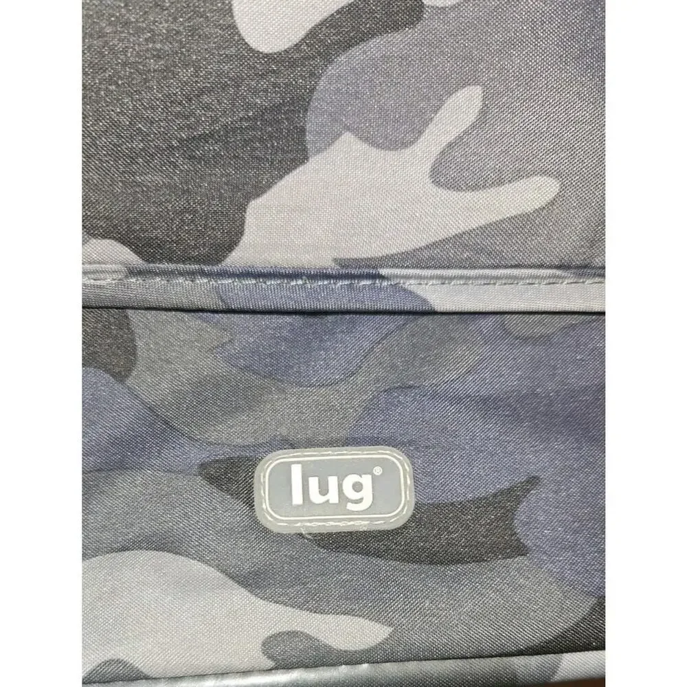Lug Orange Label Crossbody Messenger Bag Laptop Camo Grey Blue Black 16x12